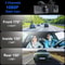 Triple Lens WiFi Dashcam Car Camera With Night Vision And HD Recording 2