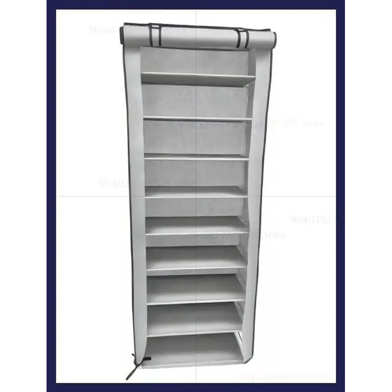 Multi Layer Dustproof Shoe Cabinet Organizer Easy Install Shoe Rack For Entryway Dormitory And Rent 9