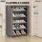 Multi Layer Dustproof Shoe Cabinet Organizer Easy Install Shoe Rack For Entryway Dormitory And Rent 5