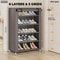 Multi Layer Dustproof Shoe Cabinet Organizer Easy Install Shoe Rack For Entryway Dormitory And Rent 5