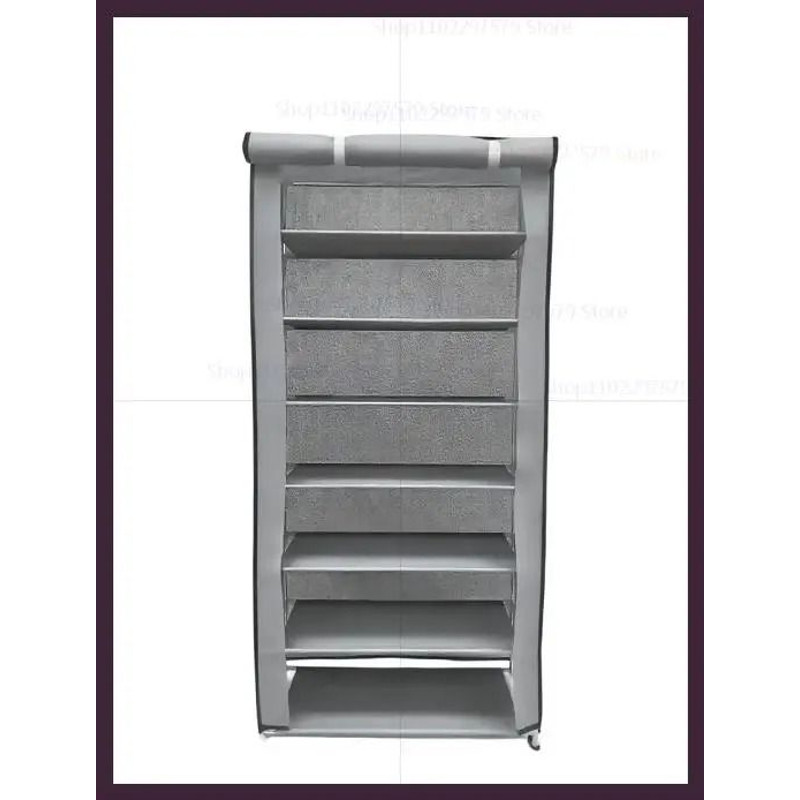 Multi Layer Dustproof Shoe Cabinet Organizer Easy Install Shoe Rack For Entryway Dormitory And Rent 8