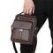 Men Crossbody Shoulder Bag Waterproof PU Leather Messenger Tote With Large Capacity 4