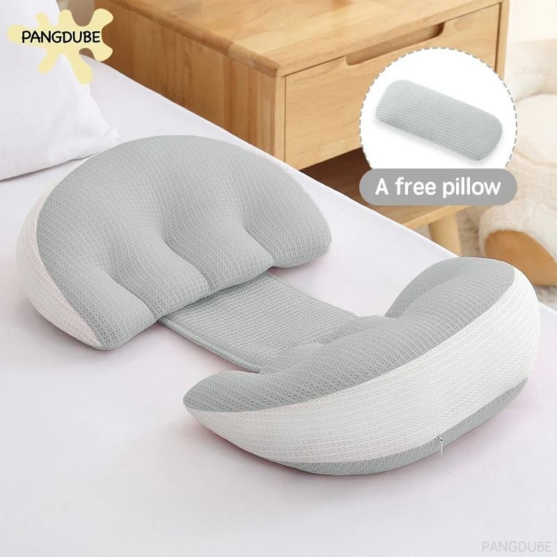 Pregnancy Pillow With Cotton Waist Support And Free Auxiliary Pillow 1