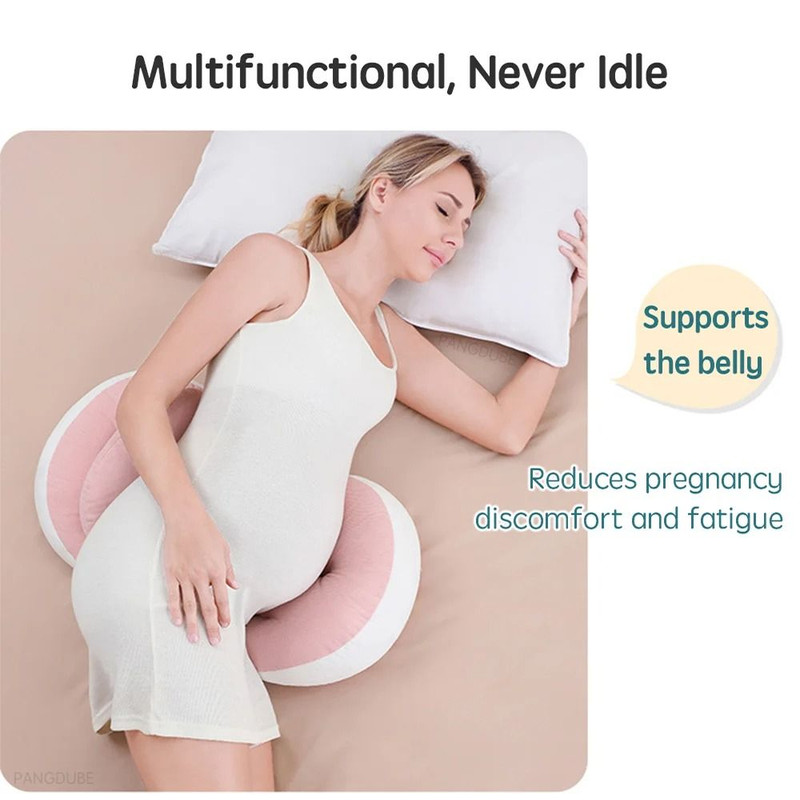Pregnancy Pillow With Cotton Waist Support And Free Auxiliary Pillow 3