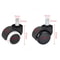 5 Pcs Universal Office Chair Wheels 2 Inch Heavy Duty Swivel Casters With Rubber Brake 6