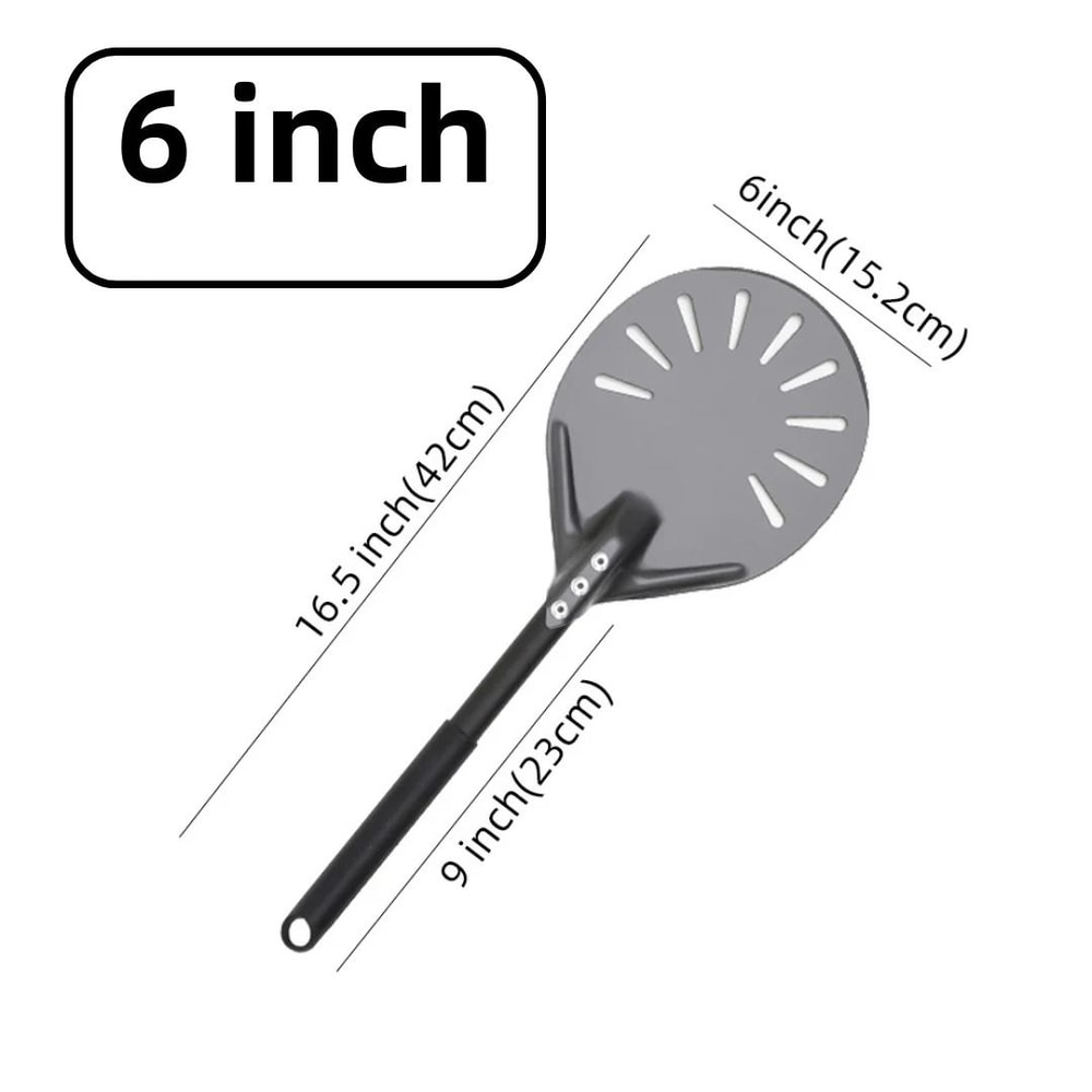 Aluminum Pizza Peel Bread Paddle With Wooden Handle 1