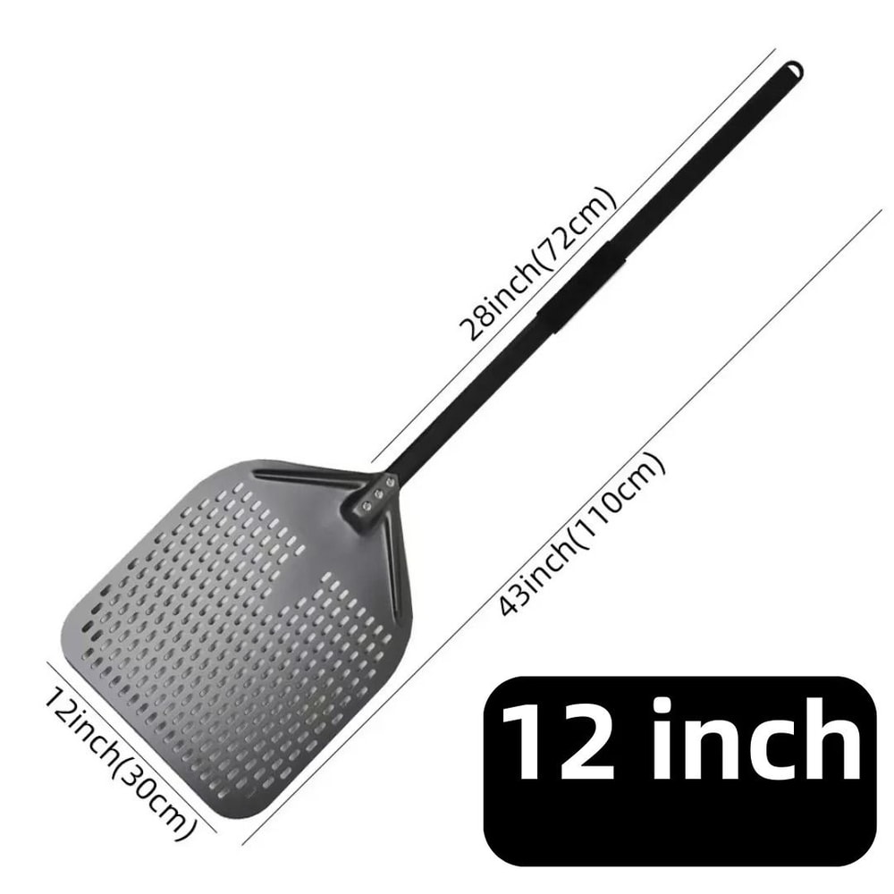 Aluminum Pizza Peel Bread Paddle With Wooden Handle 14