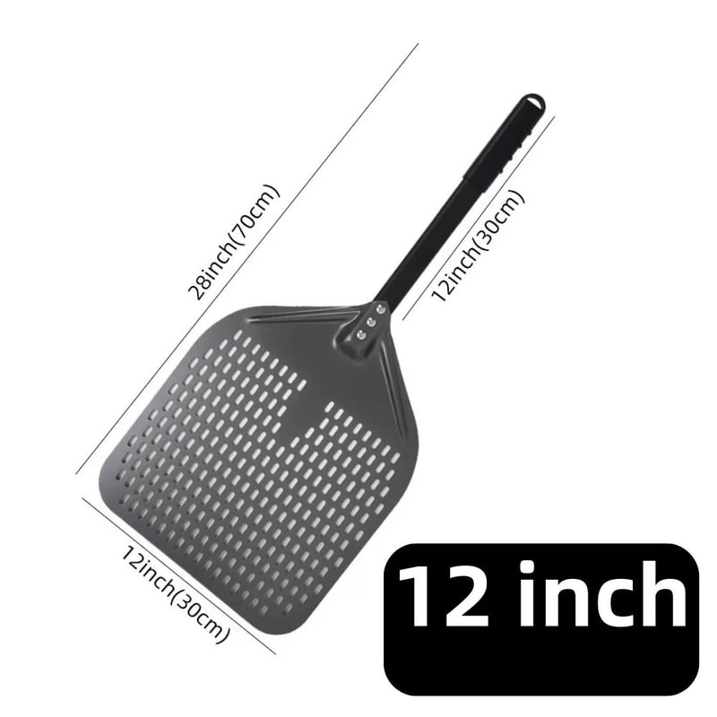 Aluminum Pizza Peel Bread Paddle With Wooden Handle 2