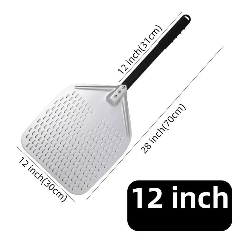 Aluminum Pizza Peel Bread Paddle With Wooden Handle 3