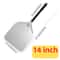 Aluminum Pizza Peel Bread Paddle With Wooden Handle 8