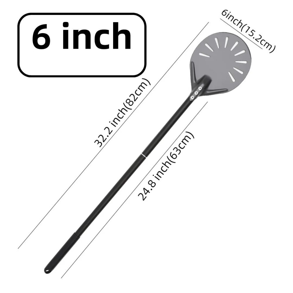 Aluminum Pizza Peel Bread Paddle With Wooden Handle 23