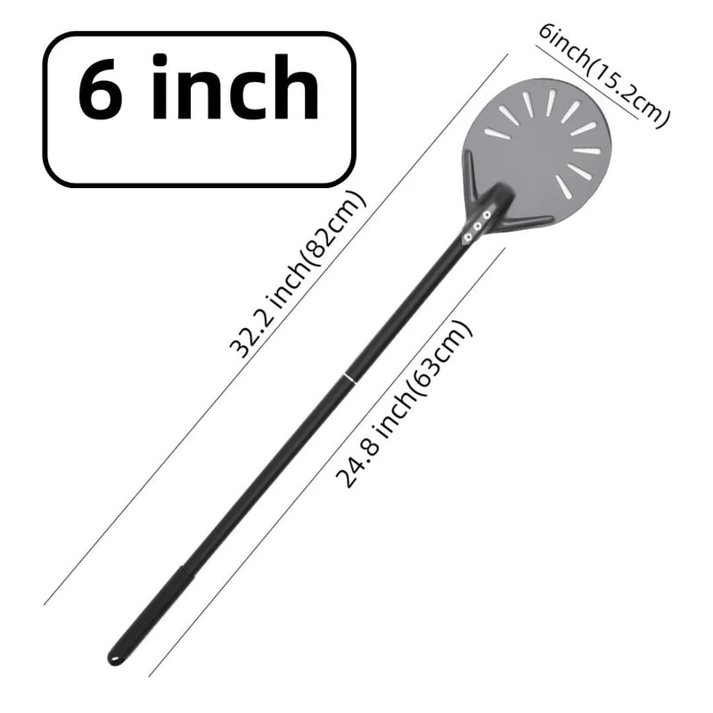 Aluminum Pizza Peel Bread Paddle With Wooden Handle 23