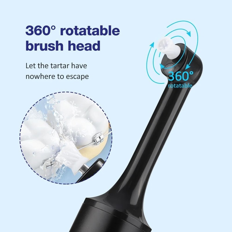 Electric Tooth Polisher And Plaque Remover With 4 Modes For Teeth Whitening And Tartar Cleaning 4