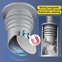 silicone anti-odor drain plug and filter trap for kitchen, bathroom, and bathtub
