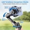 3Axis Smartphone Gimbal Stabilizer With Fill Light And AI Face Tracking 4