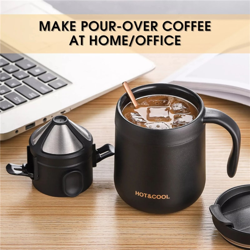 Stainless Steel Portable Coffee Dripper Reusable Filter Holder 5