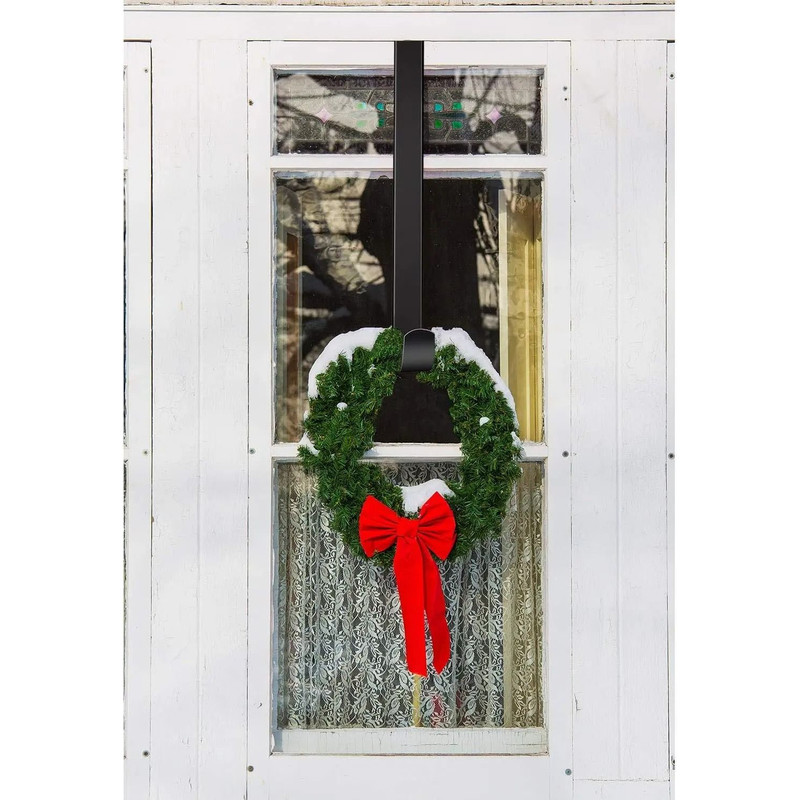 Metal Wreath Hanger For Front Door Over The Door Wreath Hook 4