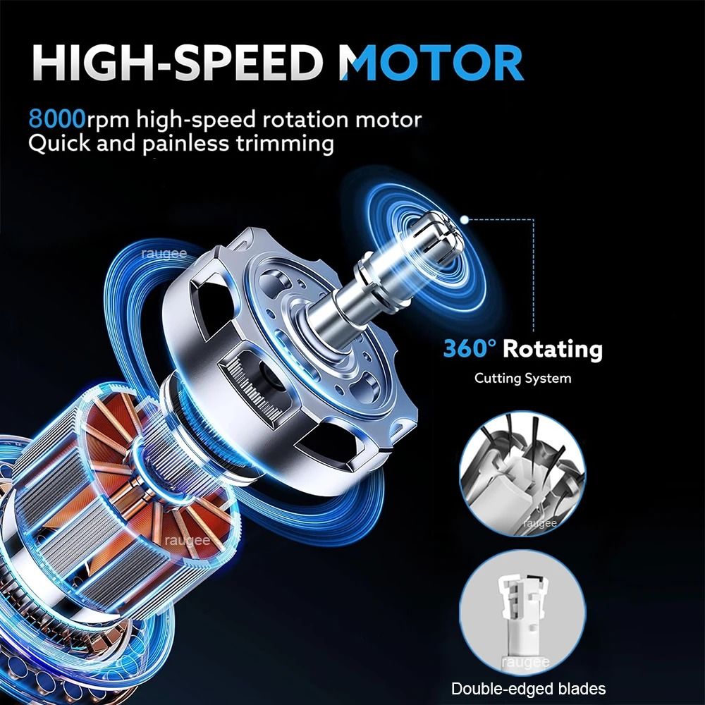 Rechargeable Electric Nose Hair Trimmer For Men 3