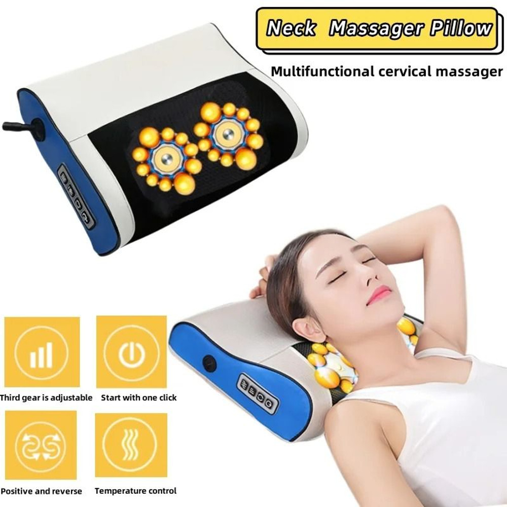 Neck And Shoulder Massager With Heat And Deep Kneading 0