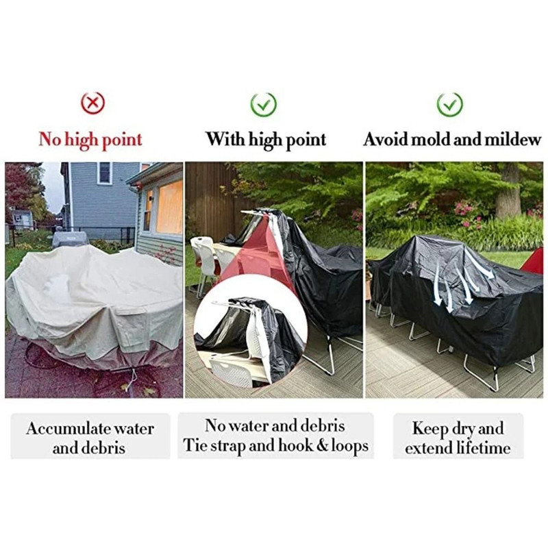 Waterproof Outdoor Furniture Cover For Table And Chair Sets 6