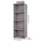 Hanging Closet Organizer With Drawers Foldable Clothes Storage Shelves 12