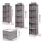 Hanging Closet Organizer With Drawers Foldable Clothes Storage Shelves 3