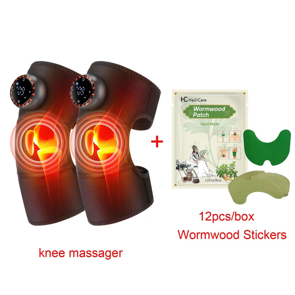 3in1 Cordless Heating Knee Pad With Massage And Adjustable Strap For Knee Shoulder And Elbow Relief 9