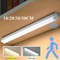 PIR Motion Sensor Rechargeable LED Light Portable USB Indoor Lamp 0