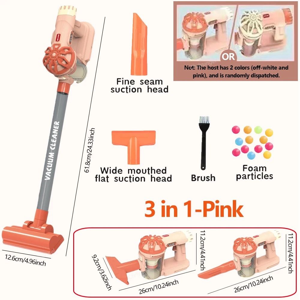Kids Electric Vacuum Cleaner Play Set Educational Role Play Toy For Toddlers 13