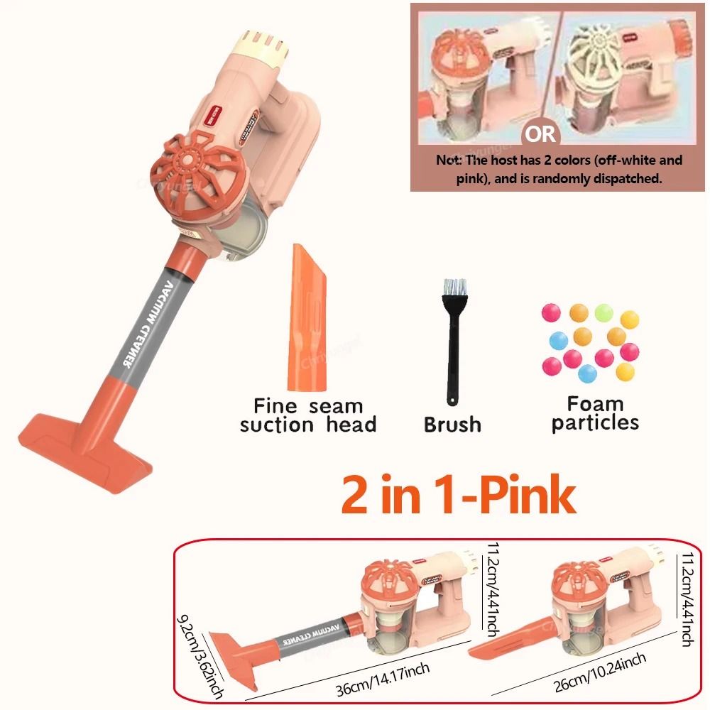 Kids Electric Vacuum Cleaner Play Set Educational Role Play Toy For Toddlers 7
