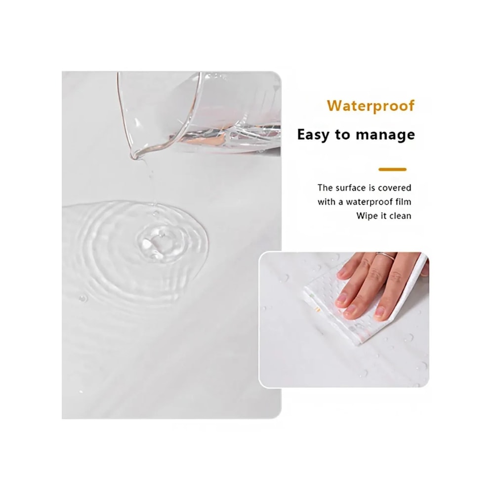 Self Adhesive Marble Tile Stickers 10pcs Waterproof Peel And Stick Wall And Floor Tiles For Kitchen 3