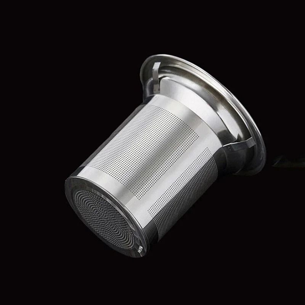 Heat Resistant Glass Teapot With Stainless Steel Infuser Clear Square Tea Kettle For Loose Leaf Te 2