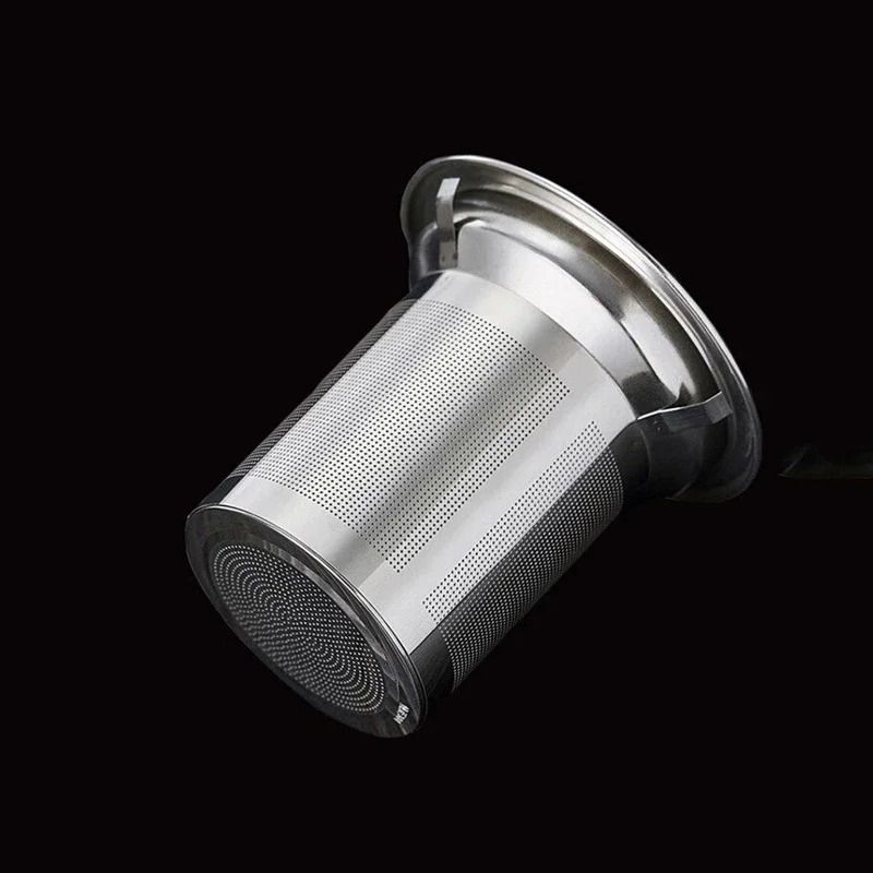 Heat Resistant Glass Teapot With Stainless Steel Infuser Clear Square Tea Kettle For Loose Leaf Te 2