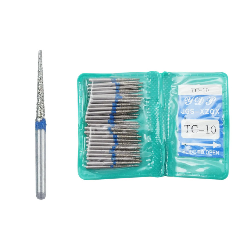 50 Piece Dental Diamond Burs Set High Speed Polishing And Smoothing Drill Tools 11