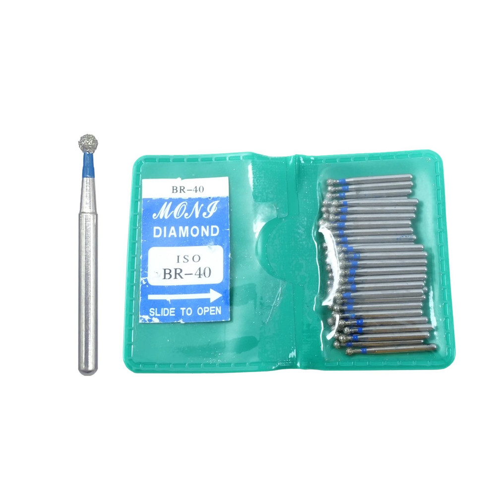 50 Piece Dental Diamond Burs Set High Speed Polishing And Smoothing Drill Tools 8