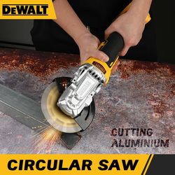 cordless brushless angle grinder with rechargeable battery and 125mm cutting disc