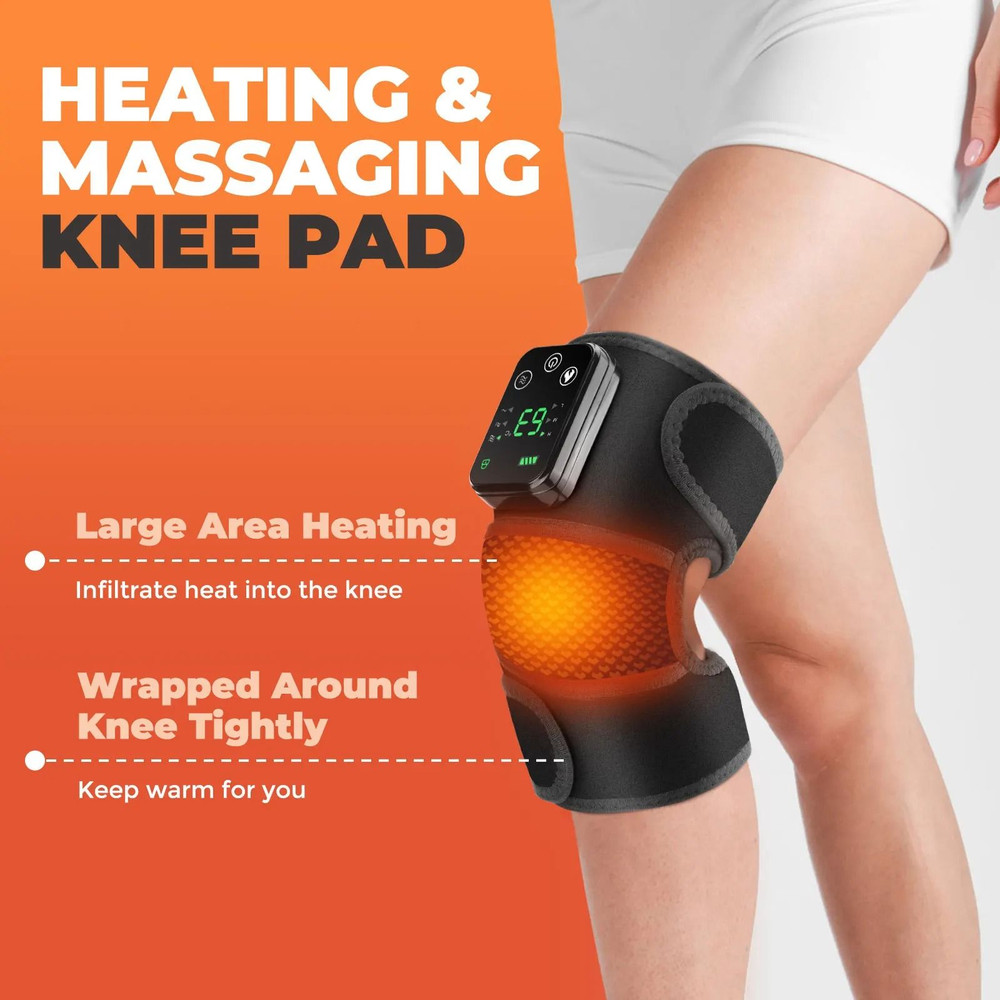 Electric Heated Knee Massager Pad With Vibration And Hot Compress Therapy 5