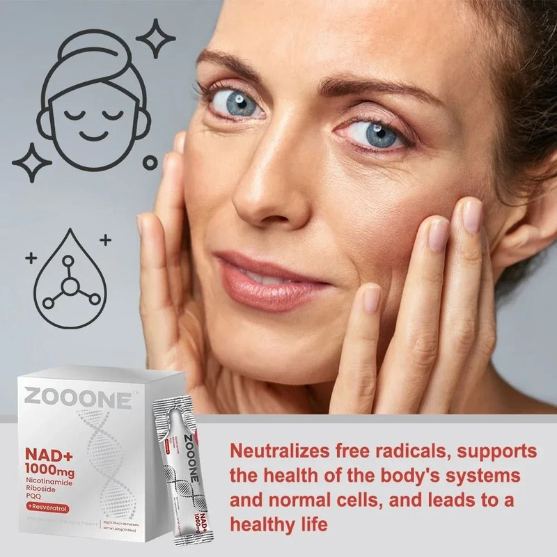 NAD Plus Berry Flavored Drink Mix For Energy Focus And Anti Aging Support 4