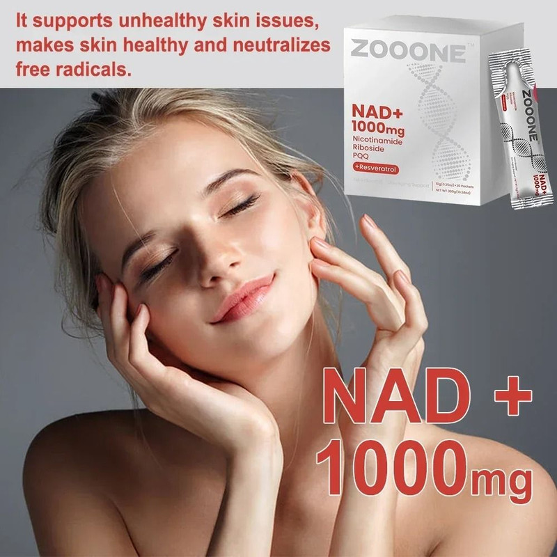 NAD Plus Berry Flavored Drink Mix For Energy Focus And Anti Aging Support 5