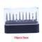 Dental Diamond Bur Kit With Storage Box For High Speed Handpiece 15