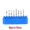 Dental Diamond Bur Kit With Storage Box For High Speed Handpiece 8