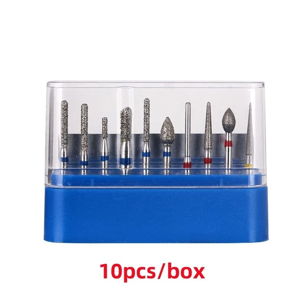 Dental Diamond Bur Kit With Storage Box For High Speed Handpiece 20