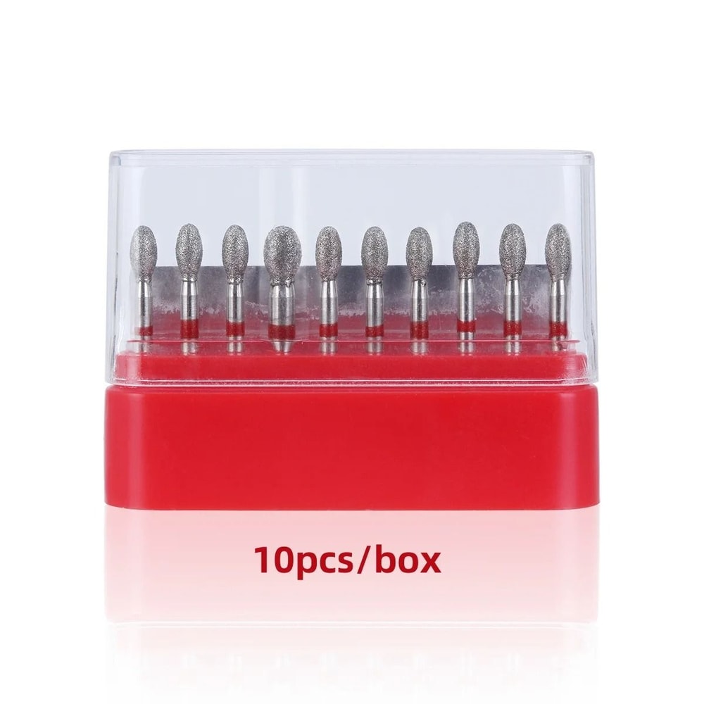Dental Diamond Bur Kit With Storage Box For High Speed Handpiece 26