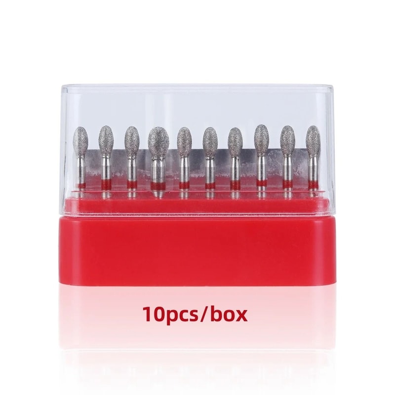 Dental Diamond Bur Kit With Storage Box For High Speed Handpiece 26