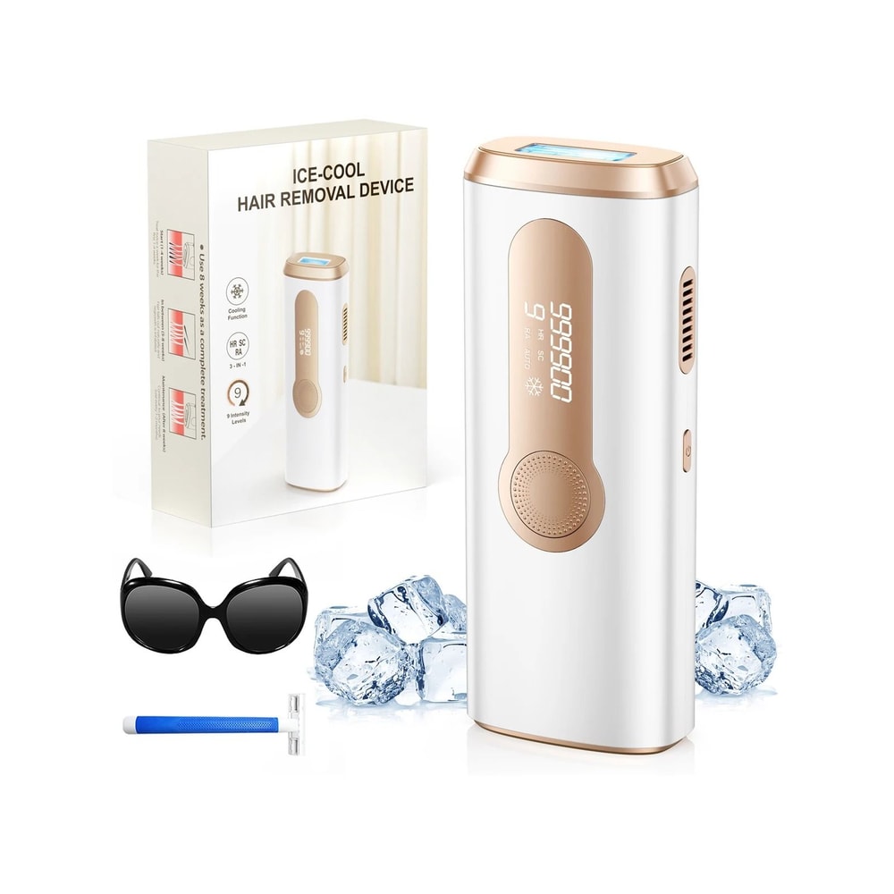 IPL Hair Removal Device With 990000 Flashes For Painless Permanent Hair Reduction 0