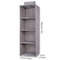 Cotton Linen Hanging Storage Organizer With Drawers For Closet And Wardrobe 11