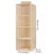 Cotton Linen Hanging Storage Organizer With Drawers For Closet And Wardrobe 12