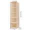Cotton Linen Hanging Storage Organizer With Drawers For Closet And Wardrobe 14