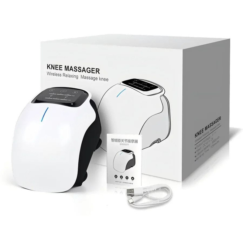 Smart Cordless Knee Massager With Vibration And Heat Therapy 6