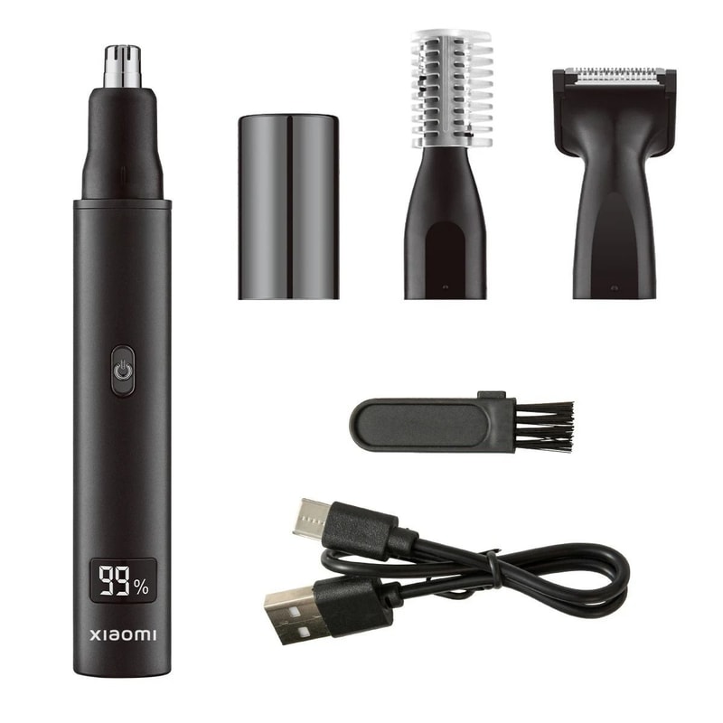 3 In 1 Electric Nose Ear Hair Trimmer For Men Rechargeable Grooming Kit 7
